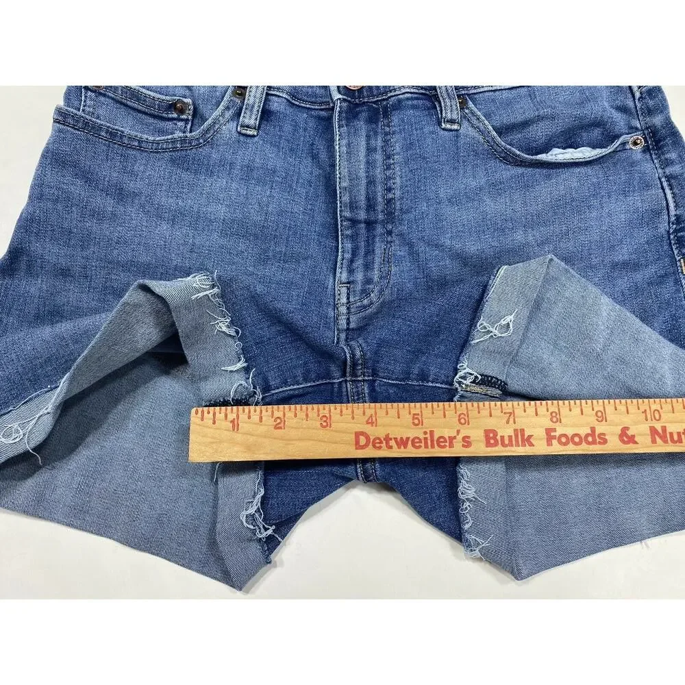 Calvin Klein Shorts Denim Sz 6 High Rise Blue Jean